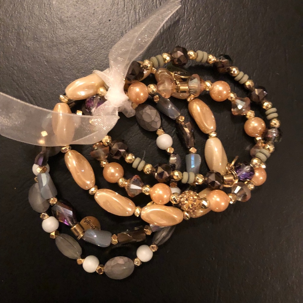 Erimish 5 stack bracelets, new!